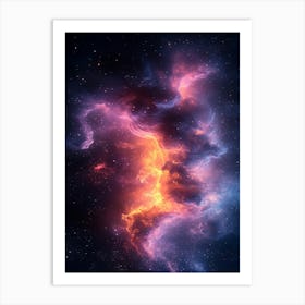 Nebula In Space 7 Art Print