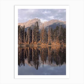 Lake In The Forest Art Print