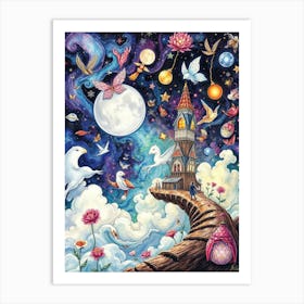 Fairytale Castle 15 Art Print