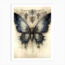 scarpbook butterfly Art Print