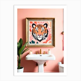 Tiger Print Art Print