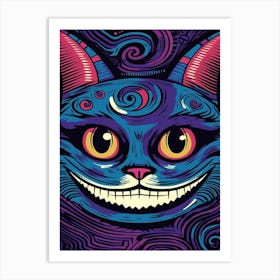 Alice In Wonderland Surreal Cheshire Cat 2 Art Print