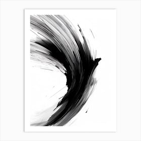 Black Art Painting 9 Art Print