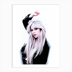 Avril Lavigne 19 Art Print