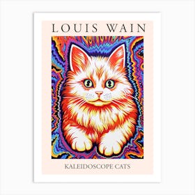 Louis Wain, Kaleidoscope Cats Poster 0 Art Print