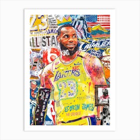 LEBRON by Quexo Art Print