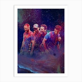 Chris Martin cold play music band 7 Art Print