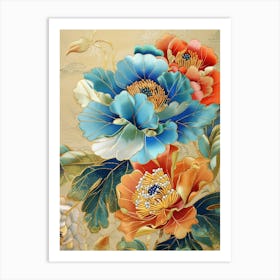 Chinese Flower Painting 51 Art Print