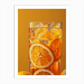 Orange Juice In A Glass 12 Art Print