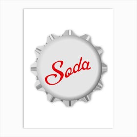 Soda Cap Art Print