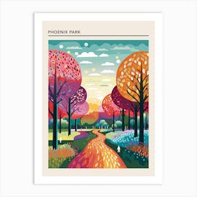 Phoenix Park Dublin Art Print