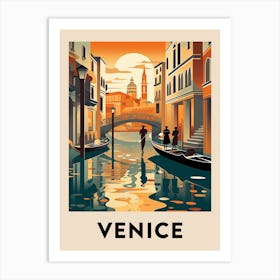 Vintage Travel Poster Venice 7 Art Print