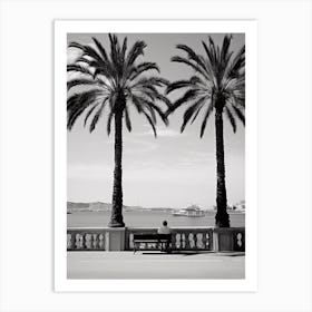 Palma De Mallorca, Spain, Mediterranean Black And White Photography Analogue 2 Art Print