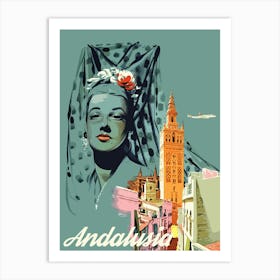 Charm Of Andalusia, Spain Art Print