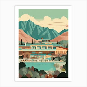 Monterrey Mexico Travel Illustration 3 Art Print