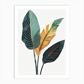 Tropical Leaves 116 Art Print