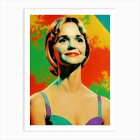 Sally Field Colourful Pop Movies Art Movies Art Print