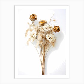 dry flowers bouquet Art Print