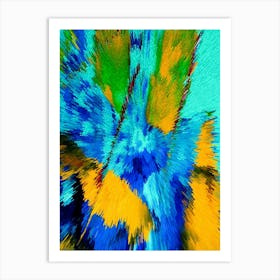 Acrylic Extruded Painting 386 Art Print