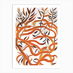 'Spiral' Abstract Painting Art Print