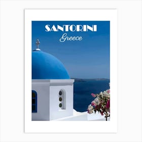 Santorini Greece Art Print