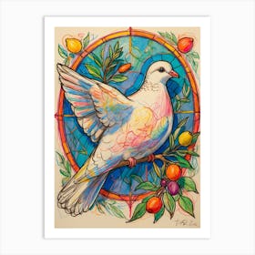Dove Of Peace 1 Art Print