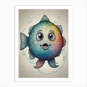 Colorful Fish Art Print