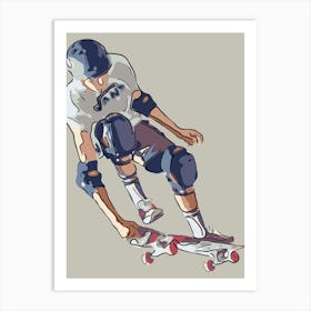 Skateboarder Art Print