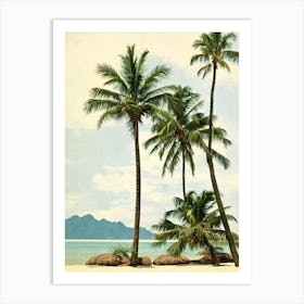 Langkawi Beach Langkawi Island Malaysia Vintage Art Print