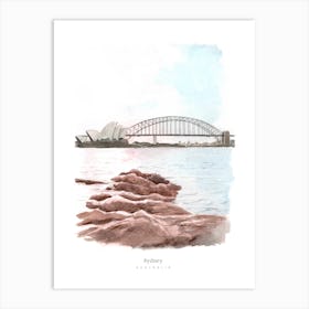 Sydney Harbour Bridge Australia Art Print