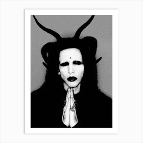 Marilyn Manson 4 Art Print