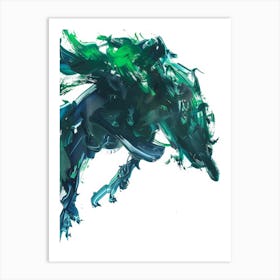 Wolf Abstract Illustration Art Print