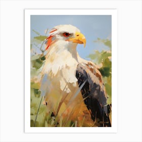 Bird Painting Crested Caracara 2 Art Print