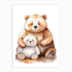 Good Daddy Bear Art Print