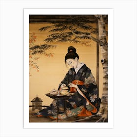 Tea Ceremony Japanese Style 4 Art Print