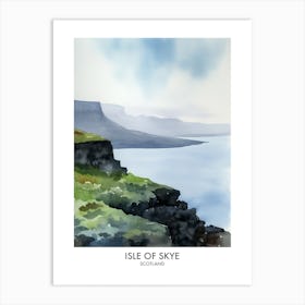 Isle Of Skye 2 Watercolour Travel Poster Art Print
