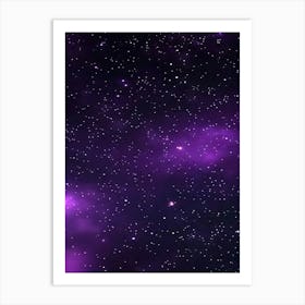 Purple Nebula 1 Art Print