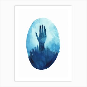 Hand In The Sky Art Print