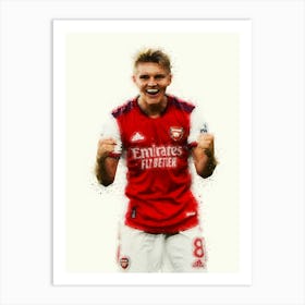 Martin Odegaard 1 Art Print