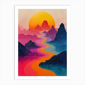 'Sunrise' 61 Art Print