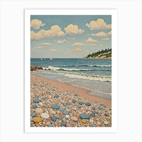 Pebble Beach Art Print