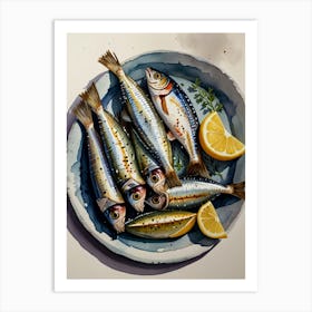 Sardines 3 Art Print