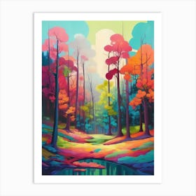 'Fall Forest' Art Print