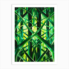 Green Ferns Art Print