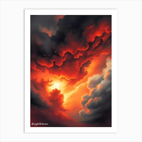 Stormy Sky Art Print