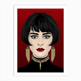 Portrait Of A Woman 208 Art Print