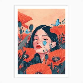 Poppies 92 Art Print