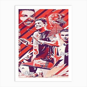 Cristiano Ronaldo 4 Art Print