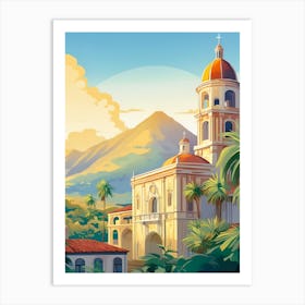 Church In The Mountains 1 Art Print