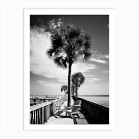 Florida, Black And White Analogue Photograph 3 Art Print